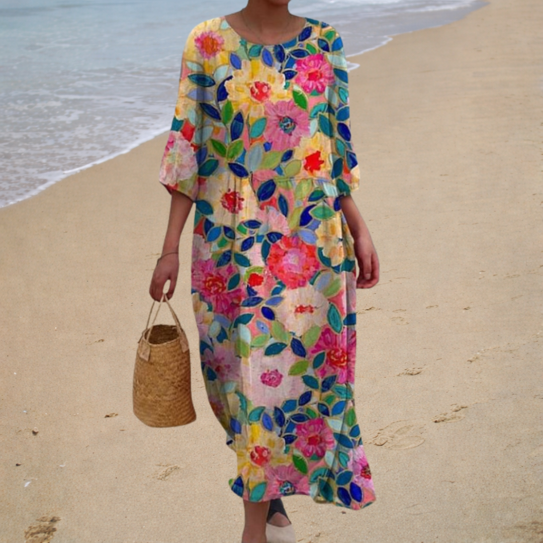 Robe longue, fluide, chic et confortable