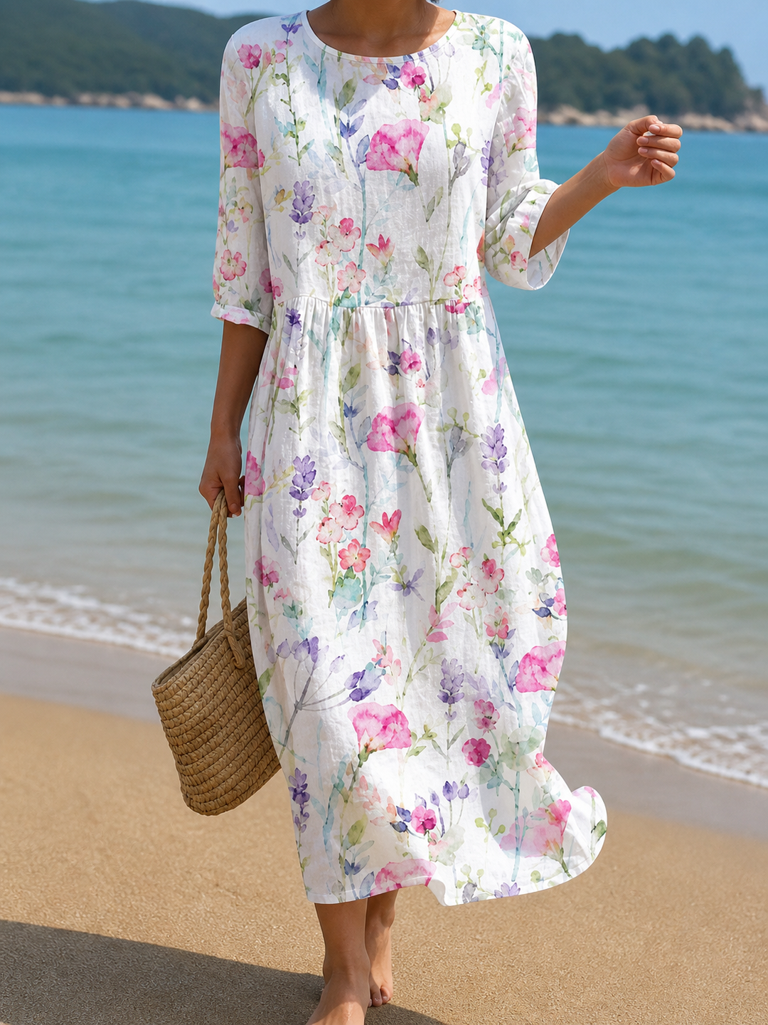 Robe à imprimé floral