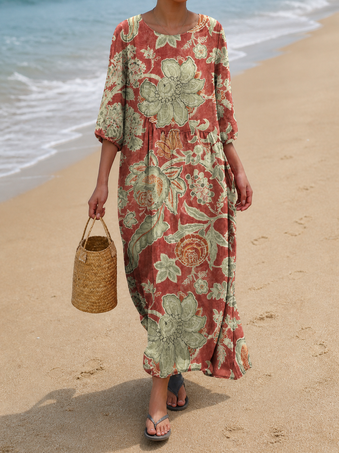 Robe à imprimé floral