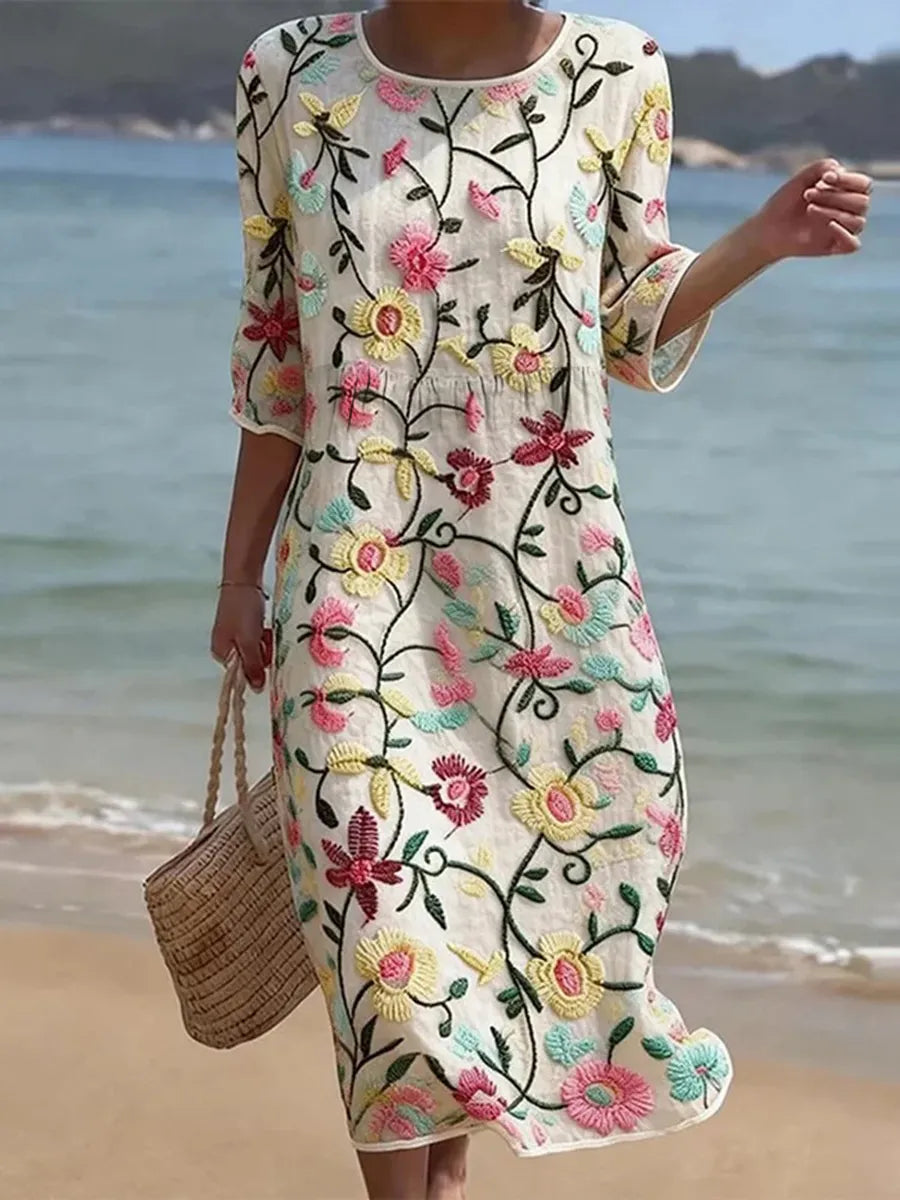 Robe à imprimé floral