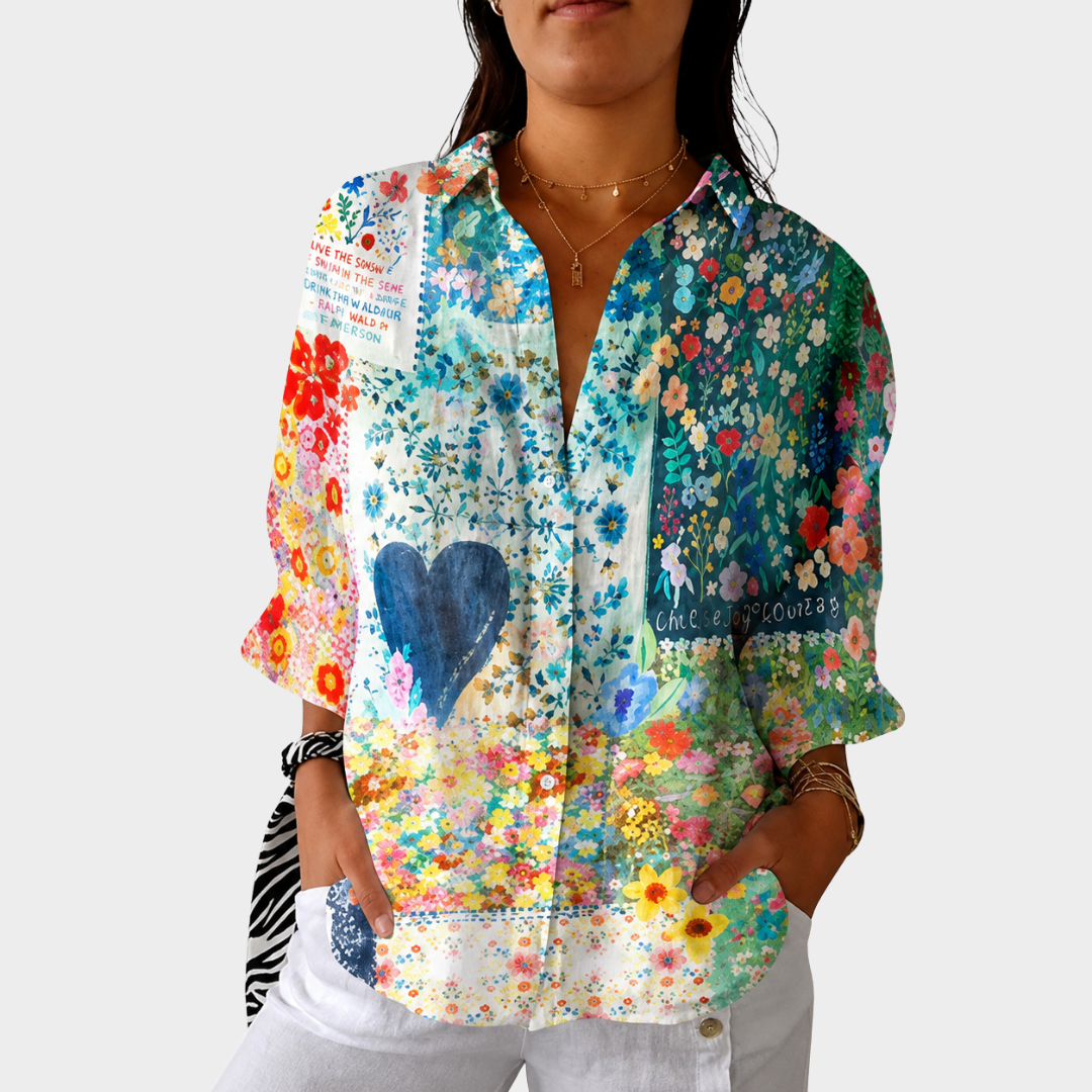 Blouse Légère à Imprimé Coloré