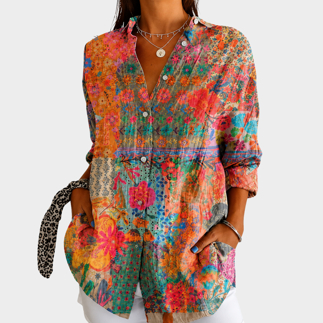 Blouse Légère à Imprimé Coloré