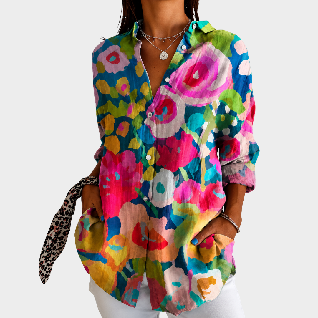 Blouse Légère à Imprimé Coloré