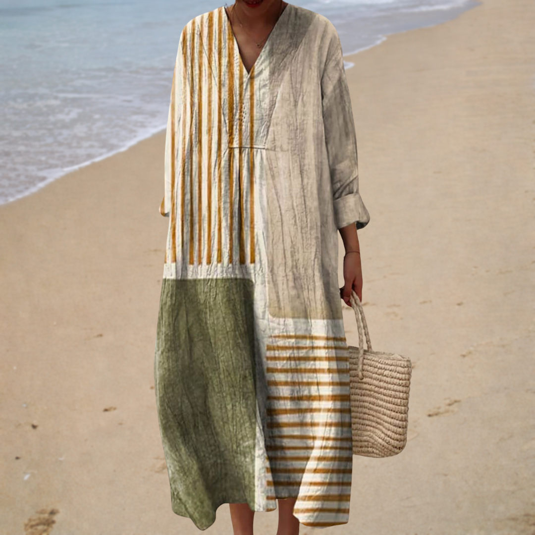 Robe Imprimée d'Été qui Met en Valeur