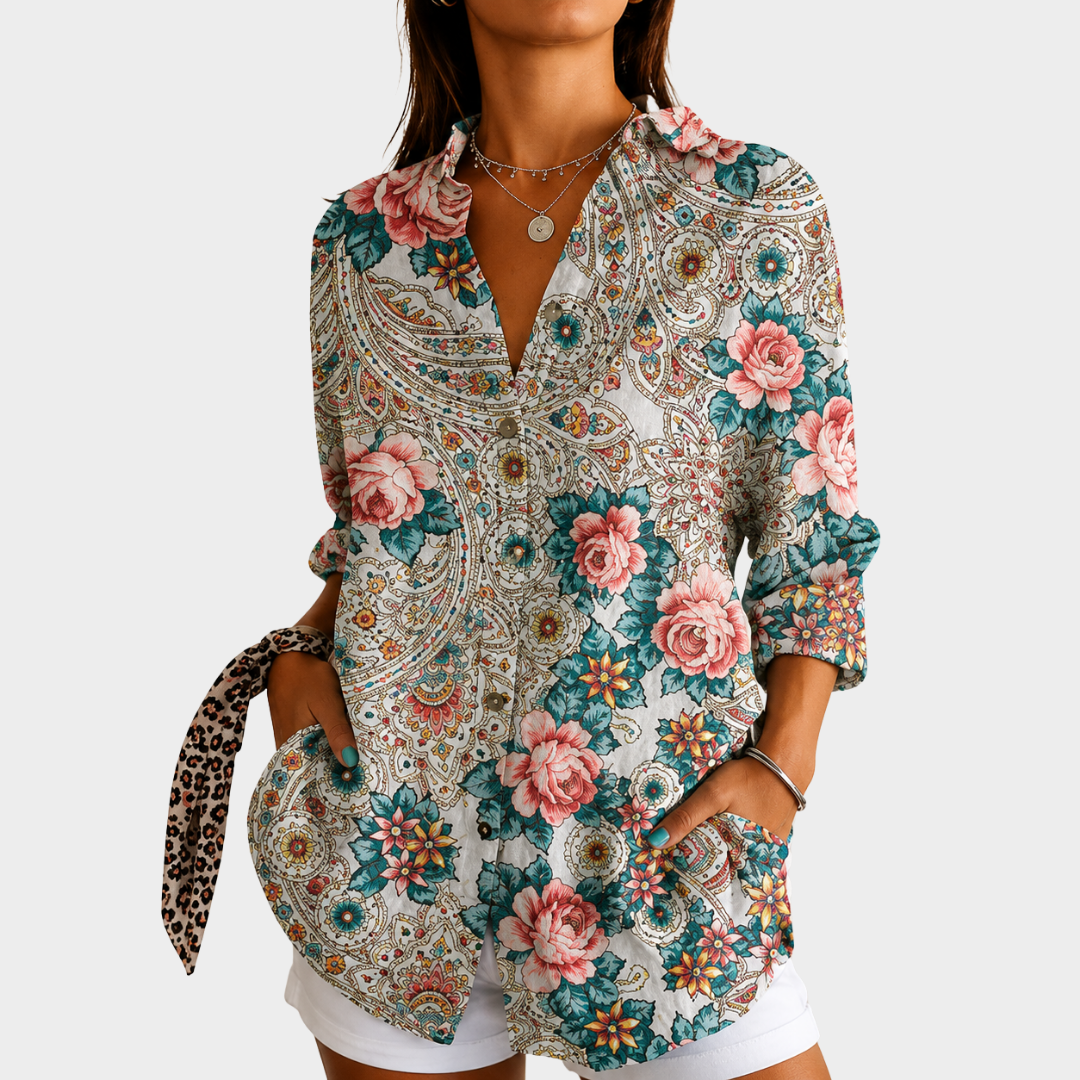 Blouse Légère à Imprimé Coloré