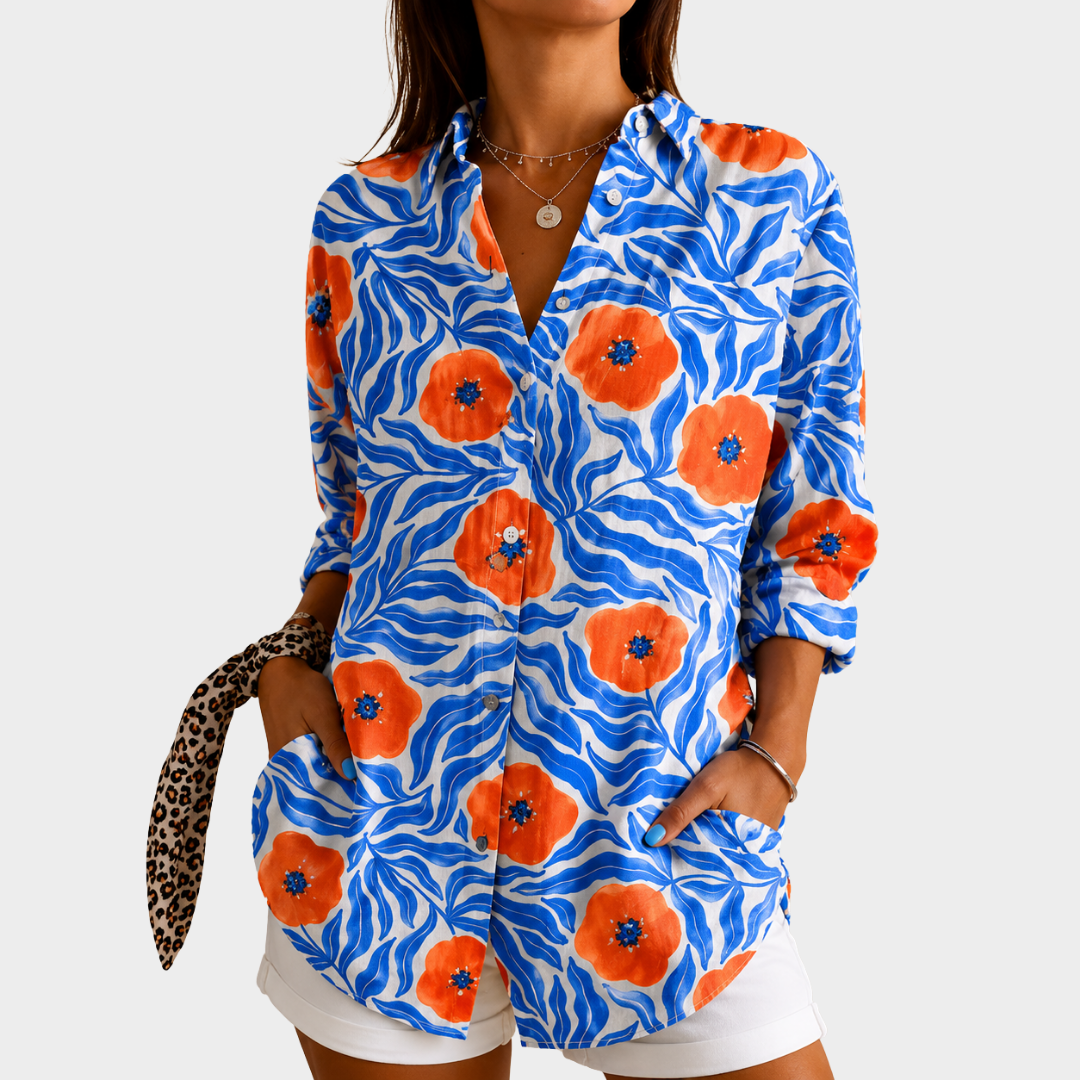 Blouse Légère à Imprimé Coloré