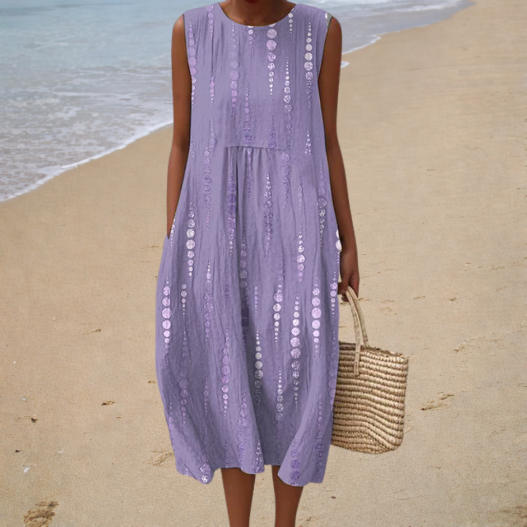 Robe d'Été Confortable Sans Manches