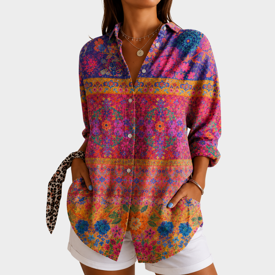 Blouse Légère à Imprimé Coloré