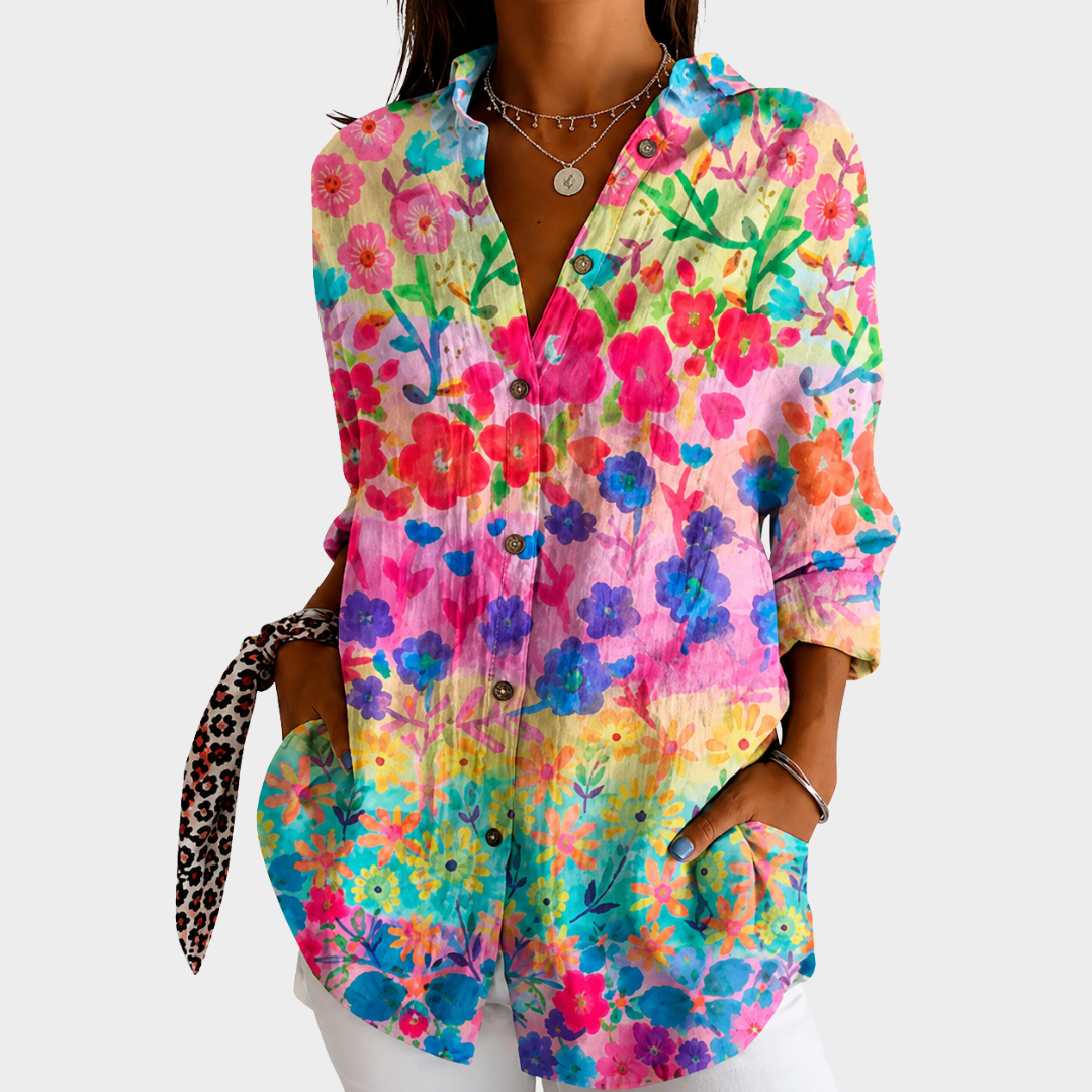 Blouse Légère à Imprimé Coloré