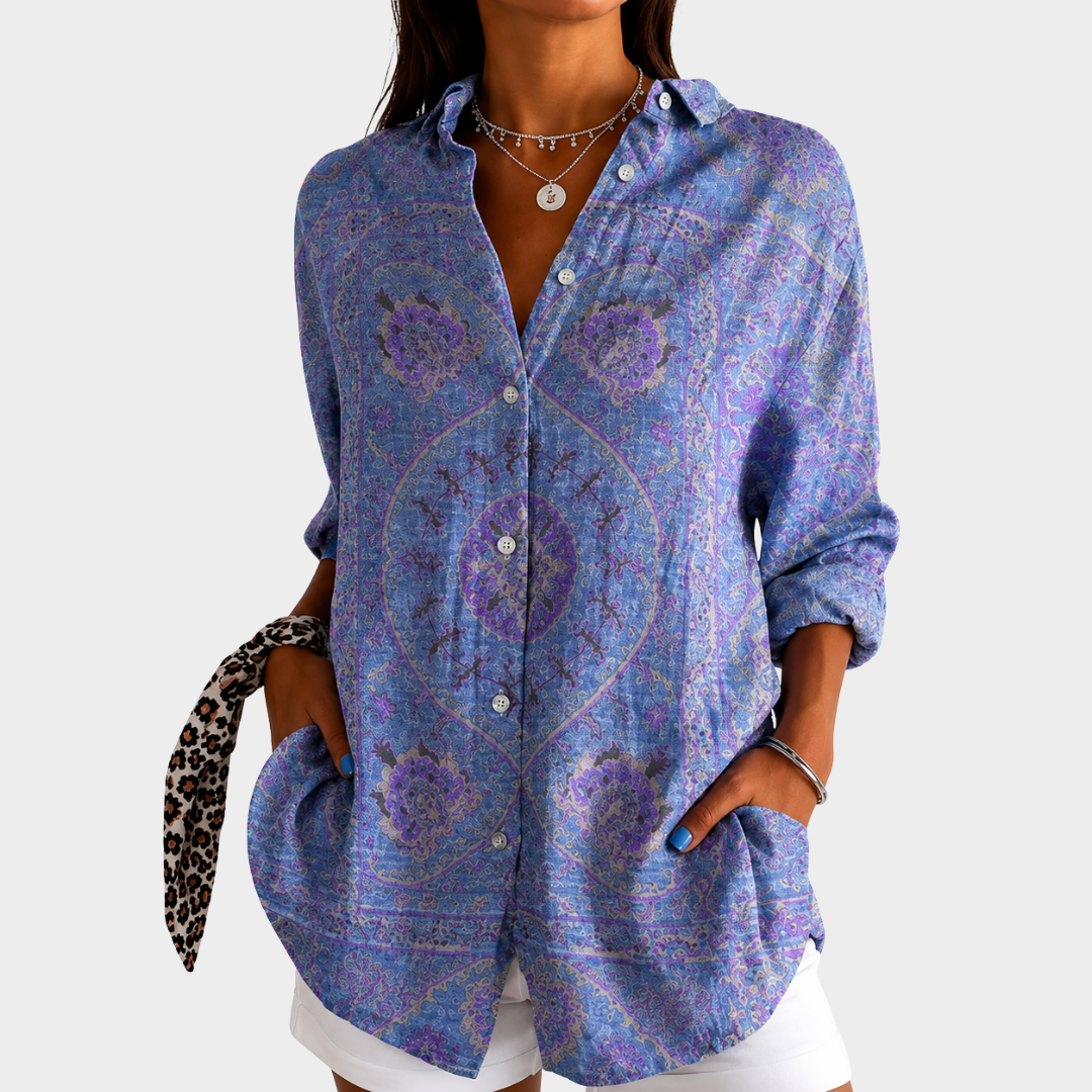Blouse Légère à Imprimé Coloré
