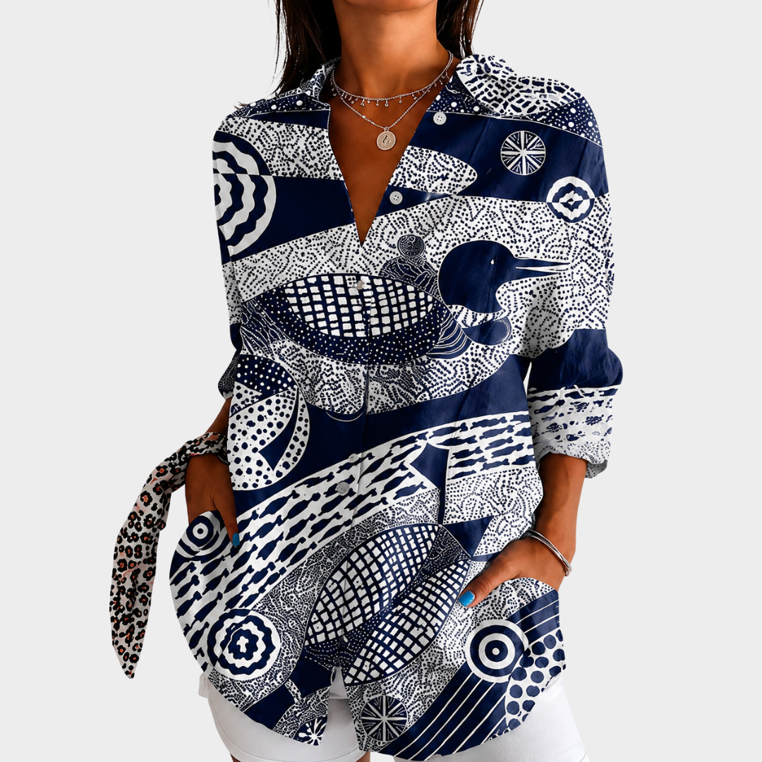 Blouse Légère à Imprimé Coloré