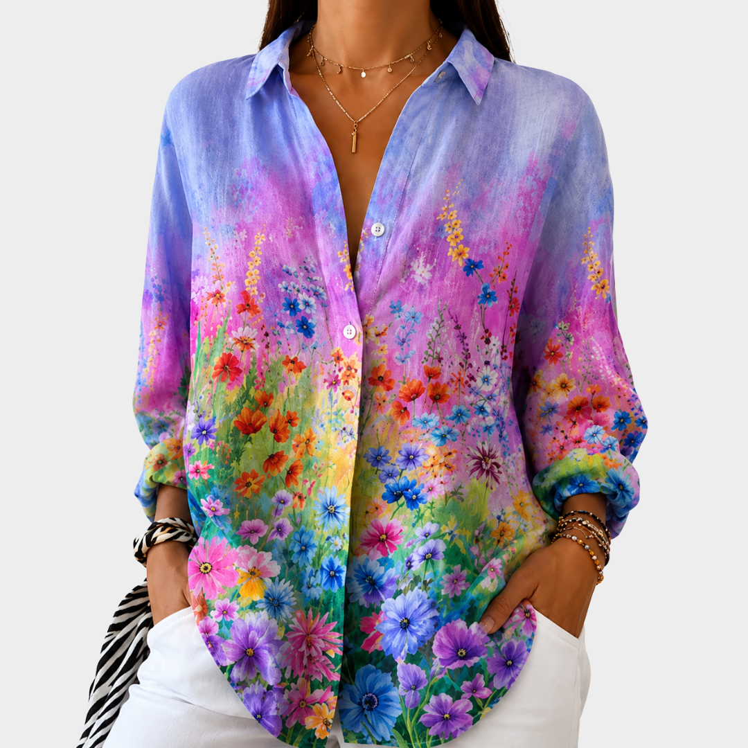Blouse Légère à Imprimé Coloré