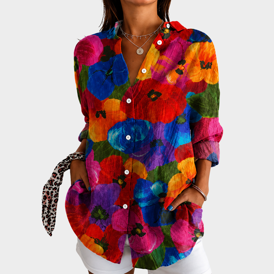 Blouse Légère à Imprimé Coloré