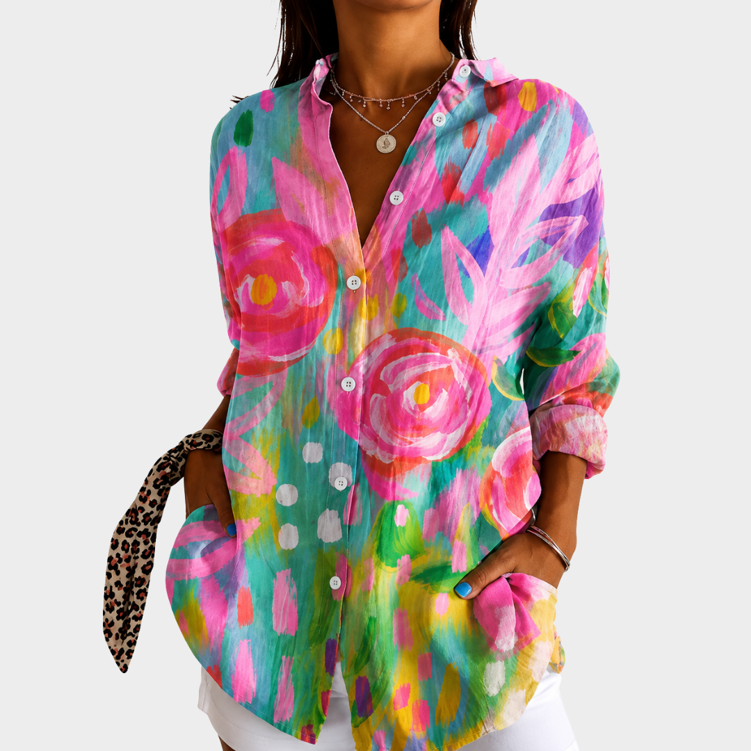 Blouse Légère à Imprimé Coloré