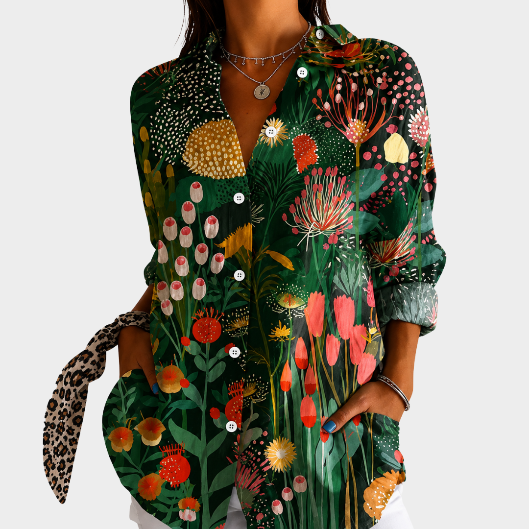 Blouse Légère à Imprimé Coloré