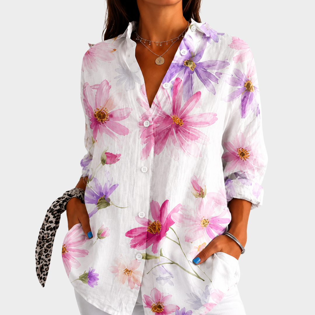 Blouse Légère à Imprimé Coloré