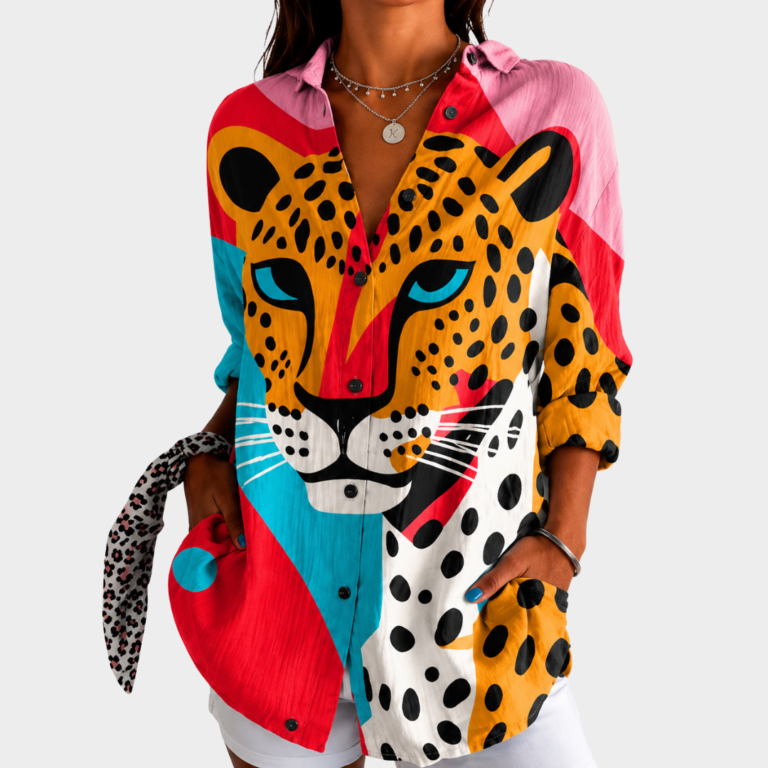 Blouse Légère à Imprimé Coloré