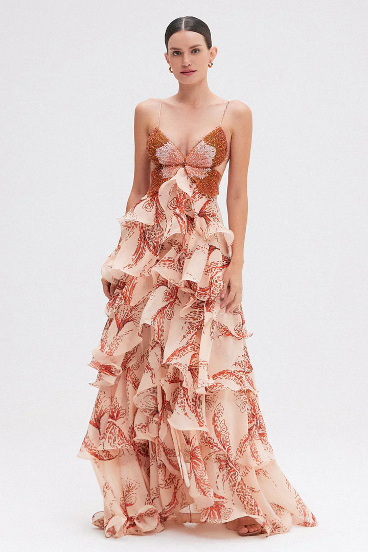 Robe Ibiza en Soie Élégante – Maison Claire et Sylvie