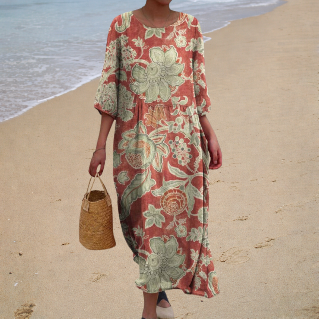 Robe longue, fluide, chic et confortable