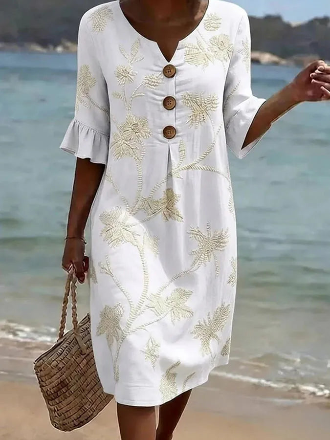 Robe à imprimé floral