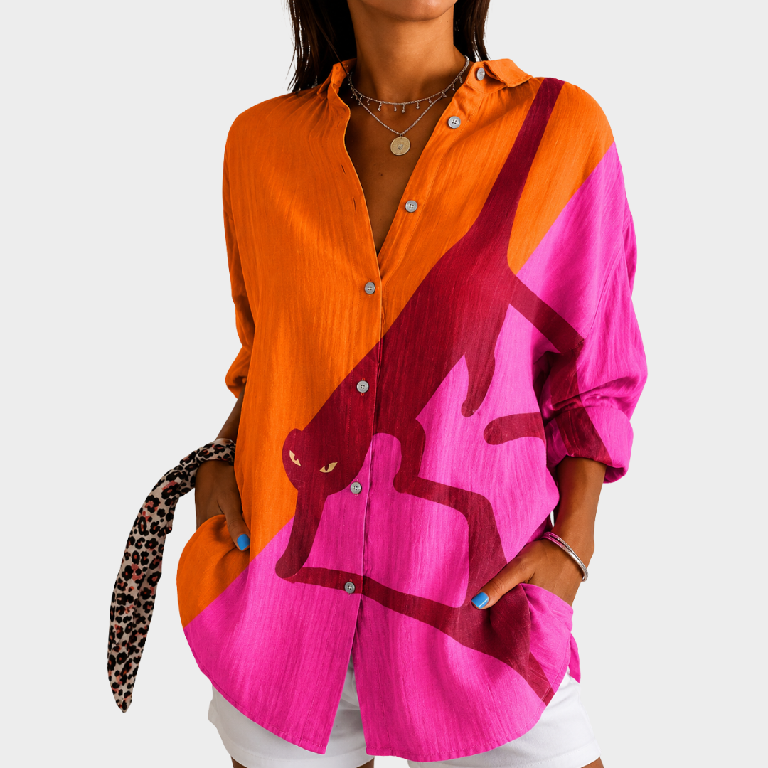 Blouse Légère à Imprimé Coloré