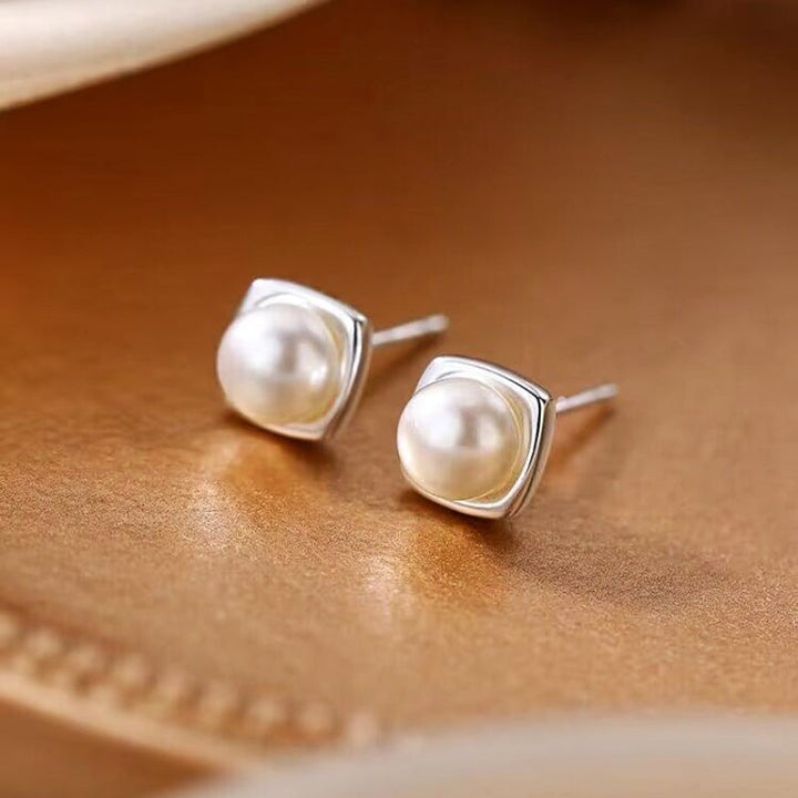 Boucles d'oreilles pendantes en perles d'eau douce Ã©lÃ©gantes