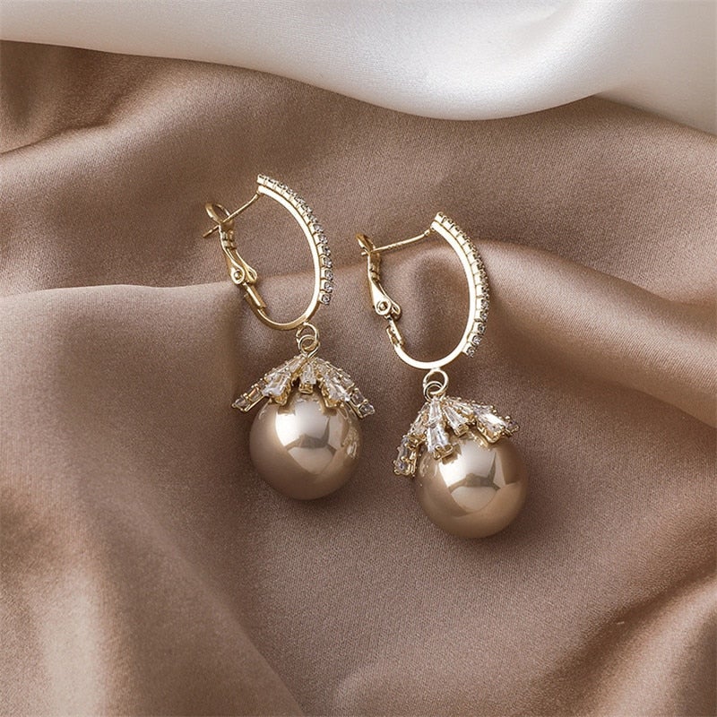 Boucles d'oreilles en perles magnifiques