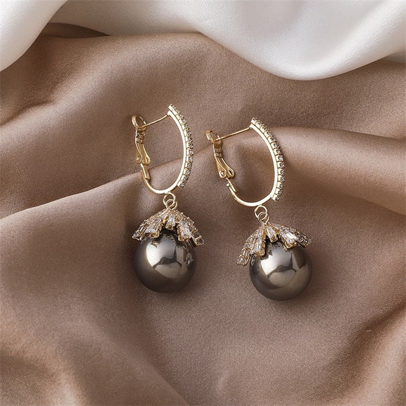Boucles d'oreilles en perles magnifiques