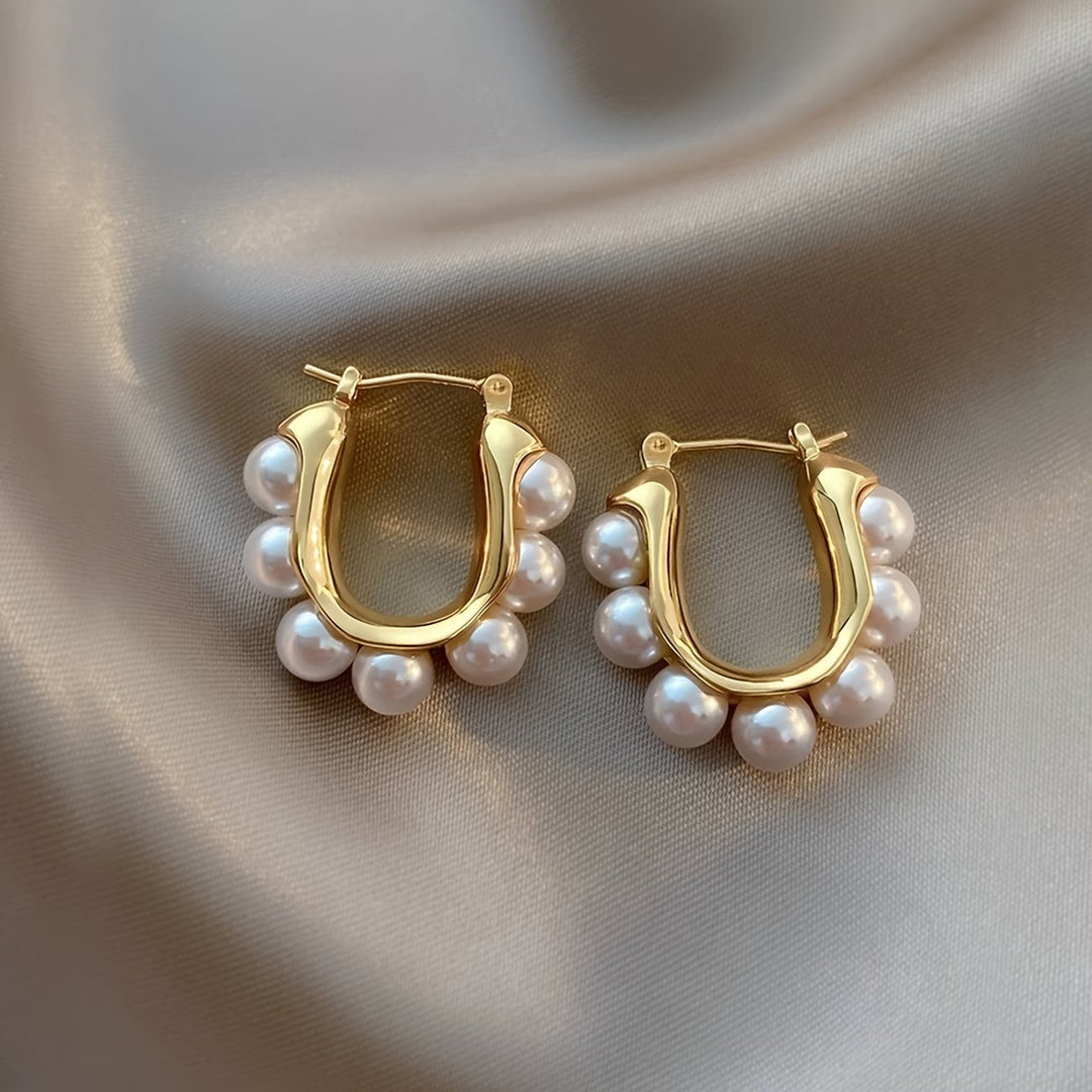 Boucles d'oreilles crÃ©oles en perles