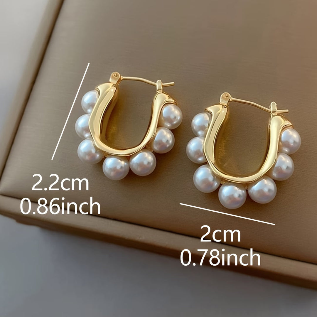 Boucles d'oreilles crÃ©oles en perles