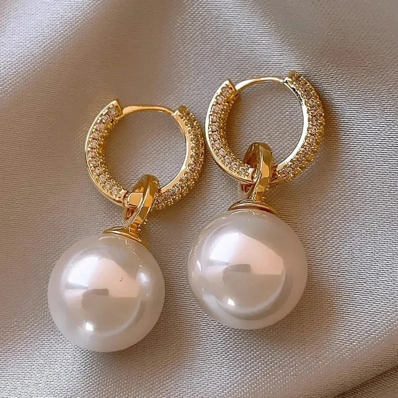 Boucles d'oreilles en perles Ã©blouissantes