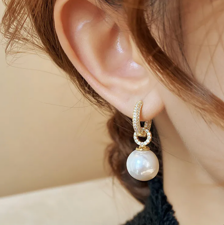 Boucles d'oreilles en perles Ã©blouissantes