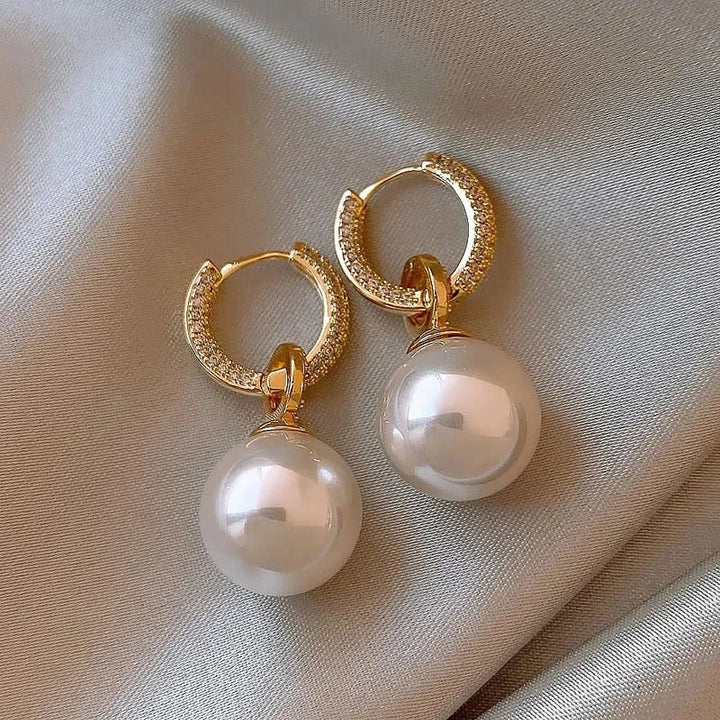 Boucles d'oreilles en perles Ã©blouissantes