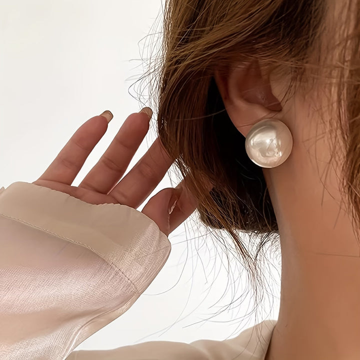 Les Boucles d'Oreilles Perle Statement
